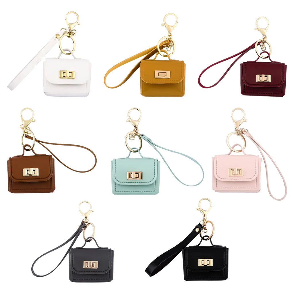 Korea Cute Mini Bag Charm Keychain – Kawaii Colourful Pendant for Keys, Key Fob & Earbuds