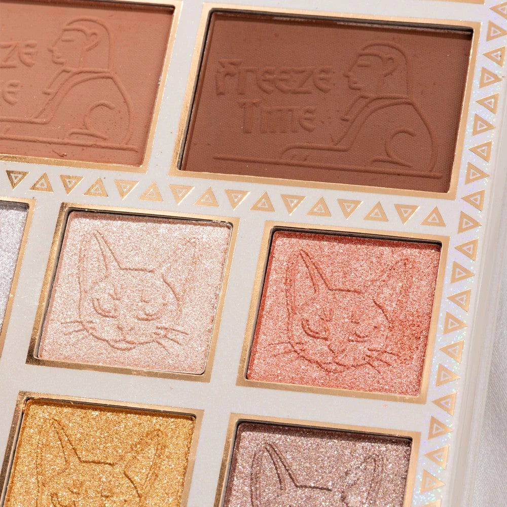 Premium Egyptian Style Full Face Makeup Kit – Eyeshadow, Blush, Highlighter & All‑in‑One Palette
