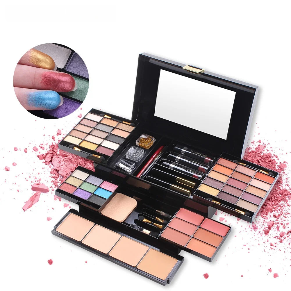 Full Mini Makeup Kit – Cosmetics Set with Travel Case