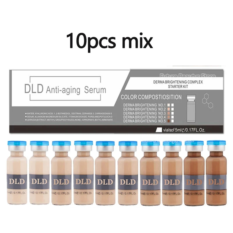 Mini BB Antiaging Cream Kit - Peptide Foundation Set with SPF & Vitamins for Skin Brightening