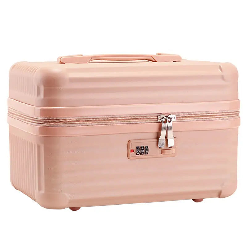 Lightweight Mini Travel Suitcase Cosmetic Box – Waterproof Portable Makeup & Hand Luggage Organizer (14/16 inch)