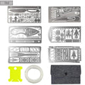 Mini EDC Survival Card Kit – 6-Piece Compact Multitool