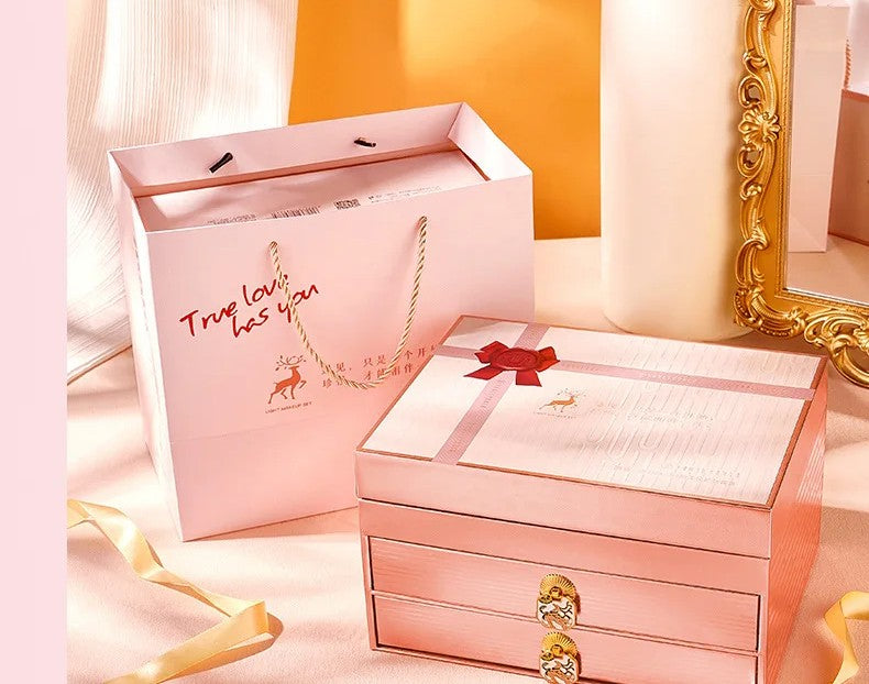 Oriental Beauty Treasure Box – 20‑Piece Complete Makeup Set