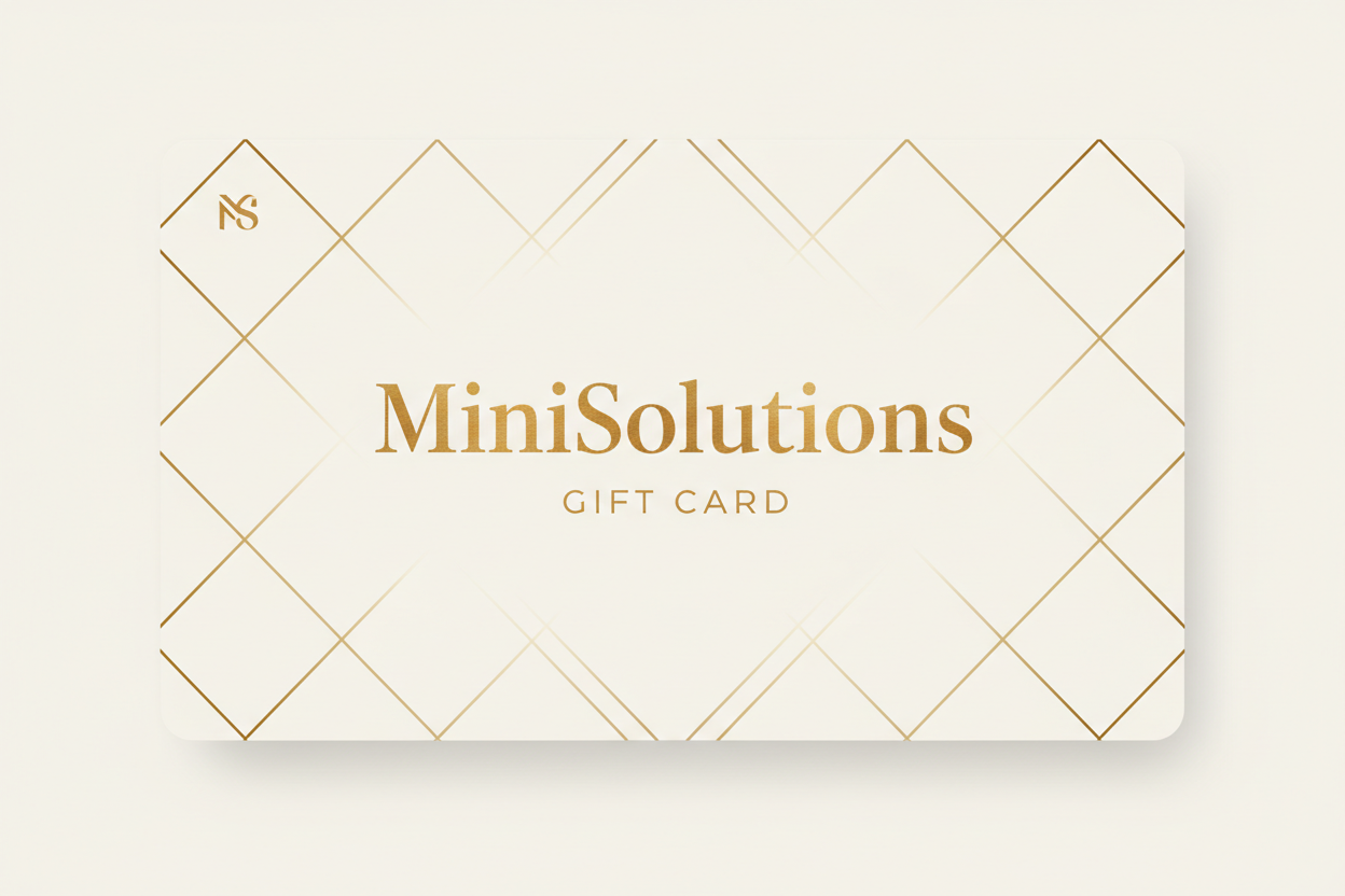 MiniSolutions Gift Card — The Perfect Gift